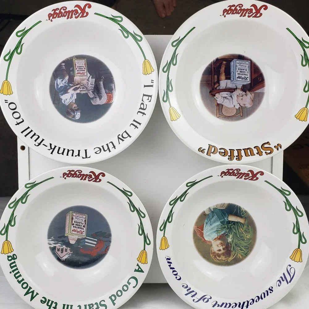 Kellogg's Series of 4 1996 Cereal Bowls